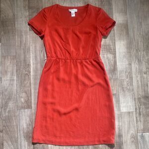 Doncaster Signature Shift Dress Womens Size 4 Short Sleeve Tencel